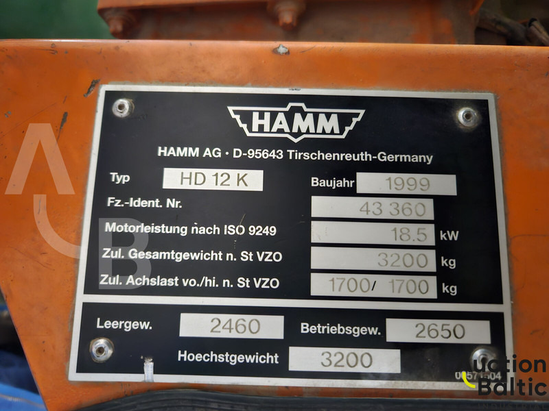 Walzen Hamm HD 12 K: das Bild 16