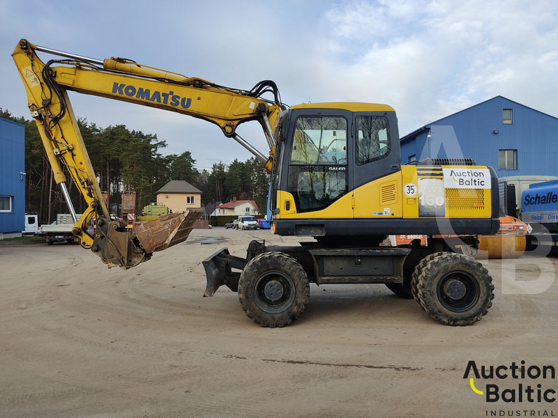 Komatsu PW160-7 - Mobilbagger: das Bild 5 Komatsu PW160-7 - Mobilbagger: das Bild 5