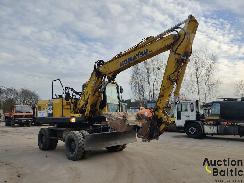 Komatsu PW160-7 - Mobilbagger: das Bild 2 Komatsu PW160-7 - Mobilbagger: das Bild 2