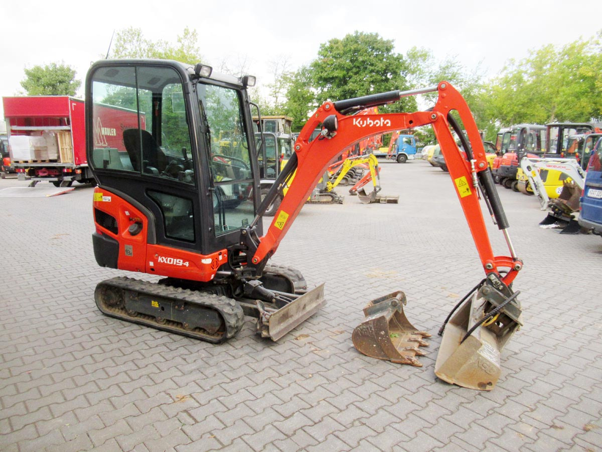 Kubota KX019-4 - Minibagger: das Bild 2 Kubota KX019-4 - Minibagger: das Bild 2