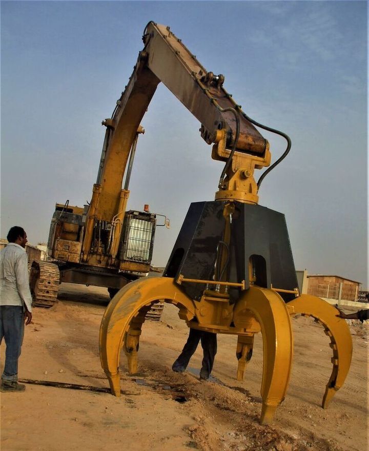 Greifer für Bagger neu kaufen AME Hydraulic Rock Grab: das Bild 6