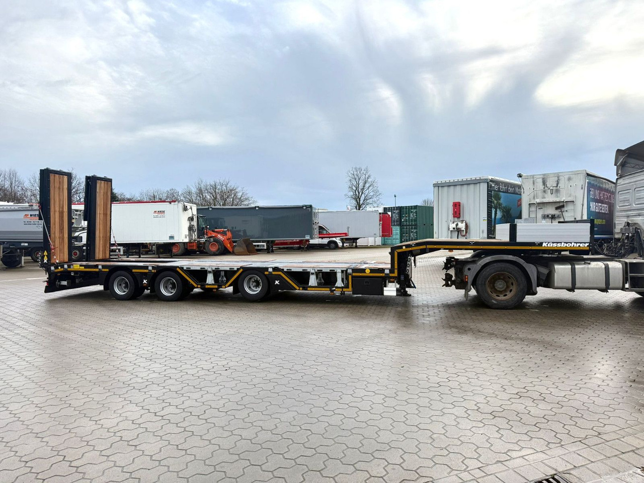 Kässbohrer SLAR3 Tele Tiefbett Radmulden metallisiert - Tieflader Auflieger: das Bild 5 Kässbohrer SLAR3 Tele Tiefbett Radmulden metallisiert - Tieflader Auflieger: das Bild 5