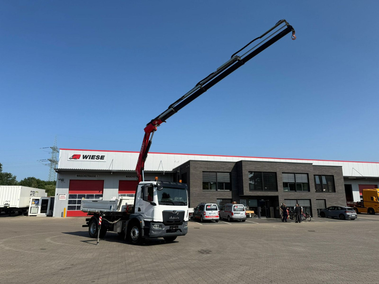 MAN TGM 18.320 4x2 BB mit Kran Fassi F135 Kipper - Kipper, Autokran: das Bild 2 MAN TGM 18.320 4x2 BB mit Kran Fassi F135 Kipper - Kipper, Autokran: das Bild 2