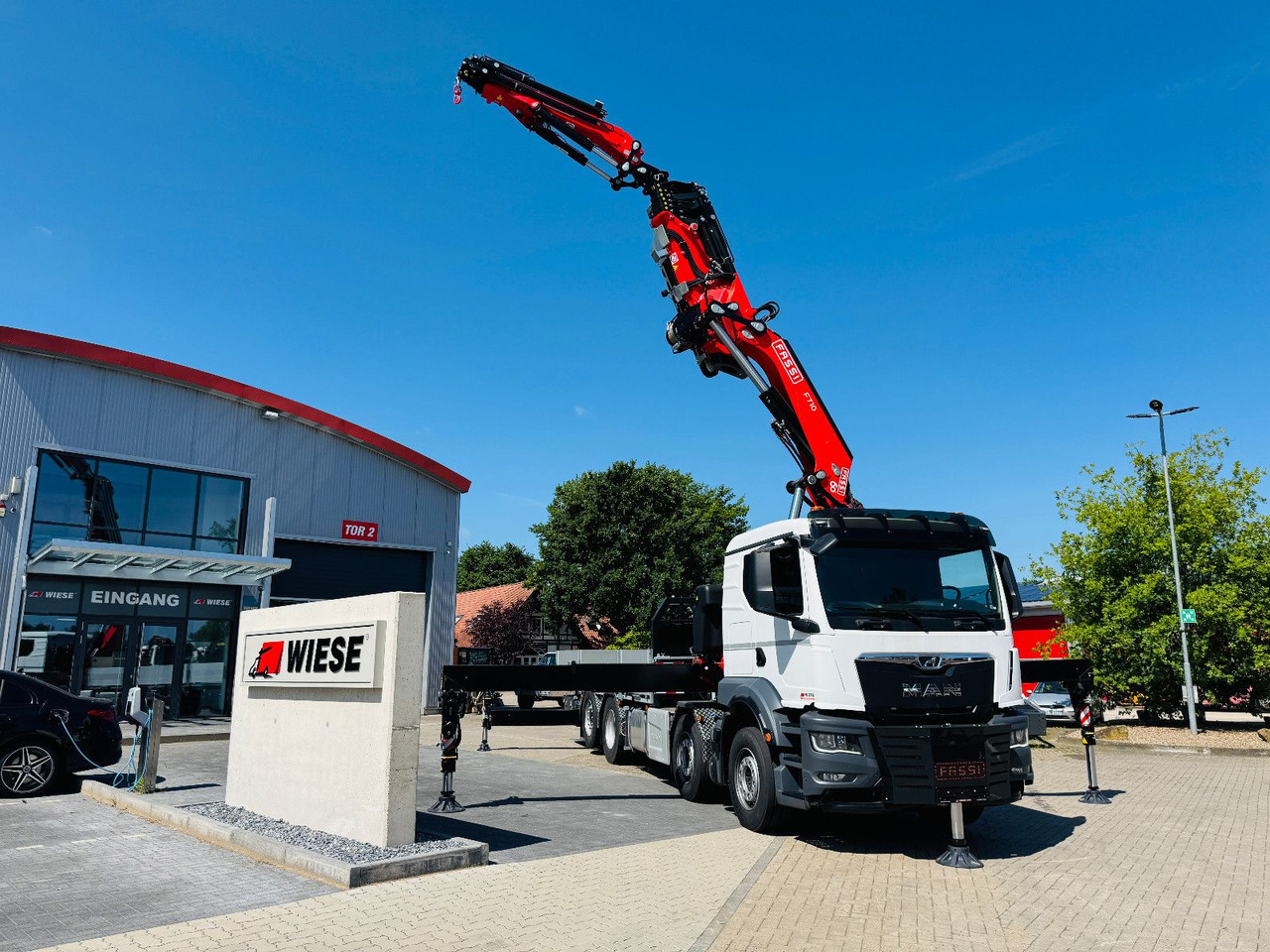 MAN TGS 32.510 mit F710 Frontkran sofort - Pritsche LKW, Autokran: das Bild 1 MAN TGS 32.510 mit F710 Frontkran sofort - Pritsche LKW, Autokran: das Bild 1