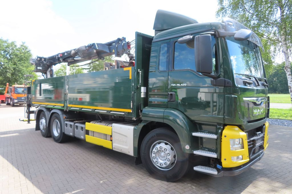 MAN TGX 26.500 6x2 - Baustoff - HIAB Kran - Pritsche LKW, Autokran: das Bild 2 MAN TGX 26.500 6x2 - Baustoff - HIAB Kran - Pritsche LKW, Autokran: das Bild 2