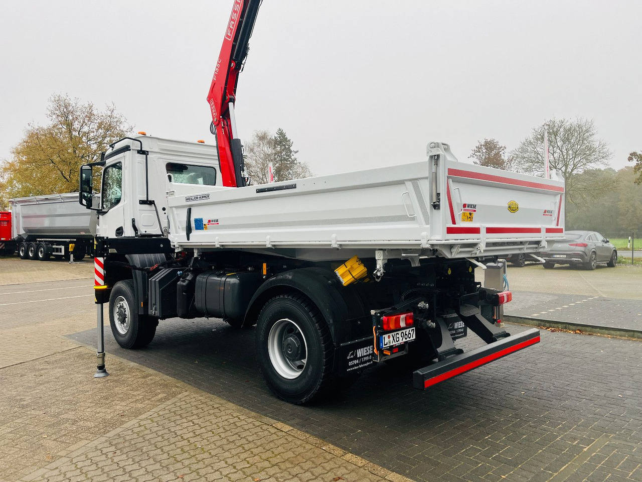 Mercedes-Benz Arocs 1835 4x4 Meiller Fassi F135 Kran Kipper - Kipper, Autokran: das Bild 4 Mercedes-Benz Arocs 1835 4x4 Meiller Fassi F135 Kran Kipper - Kipper, Autokran: das Bild 4