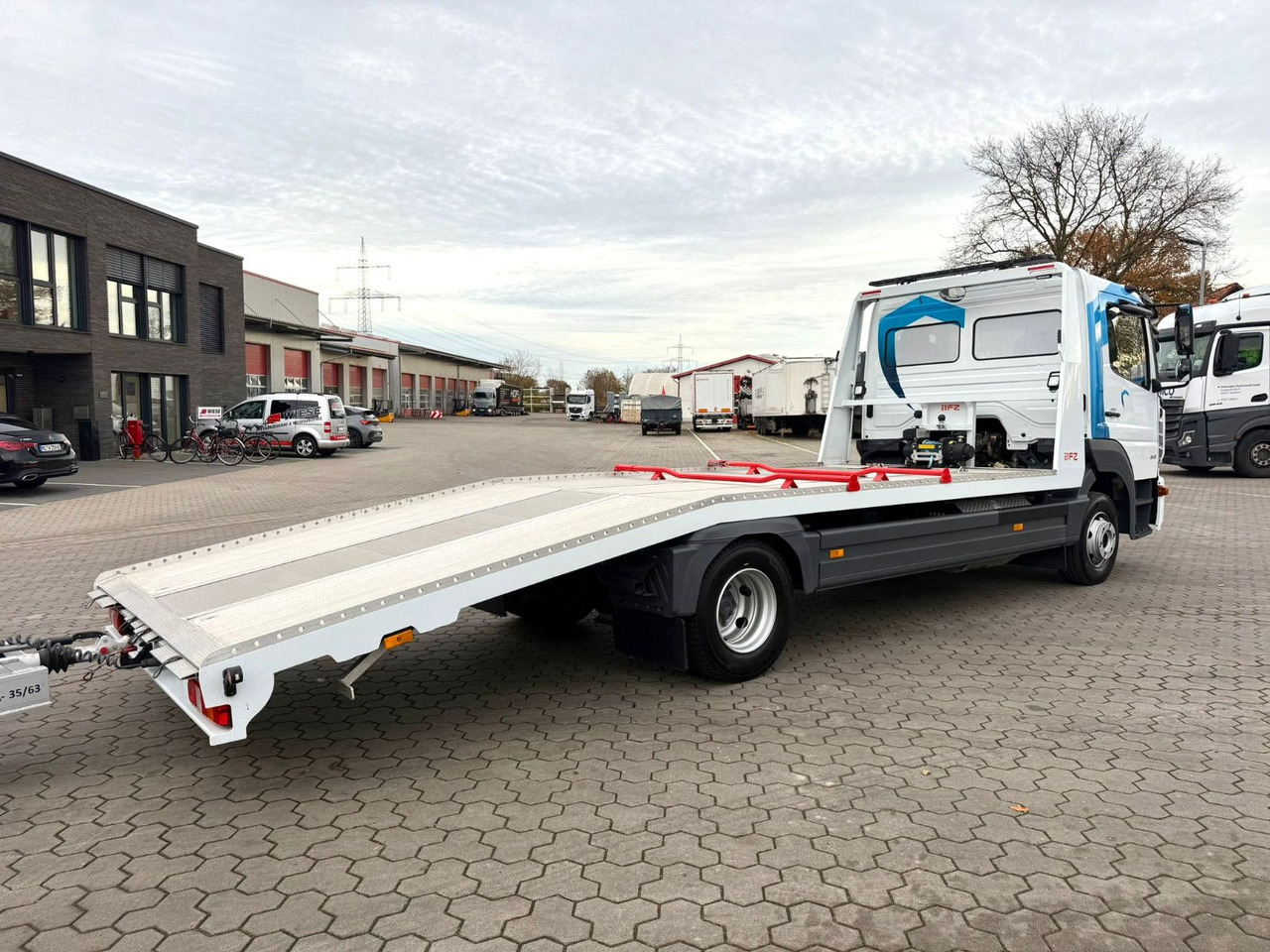 Autotransporter LKW Mercedes-Benz Atego 918L Autotransporter mit BFZ Anhänger: das Bild 8