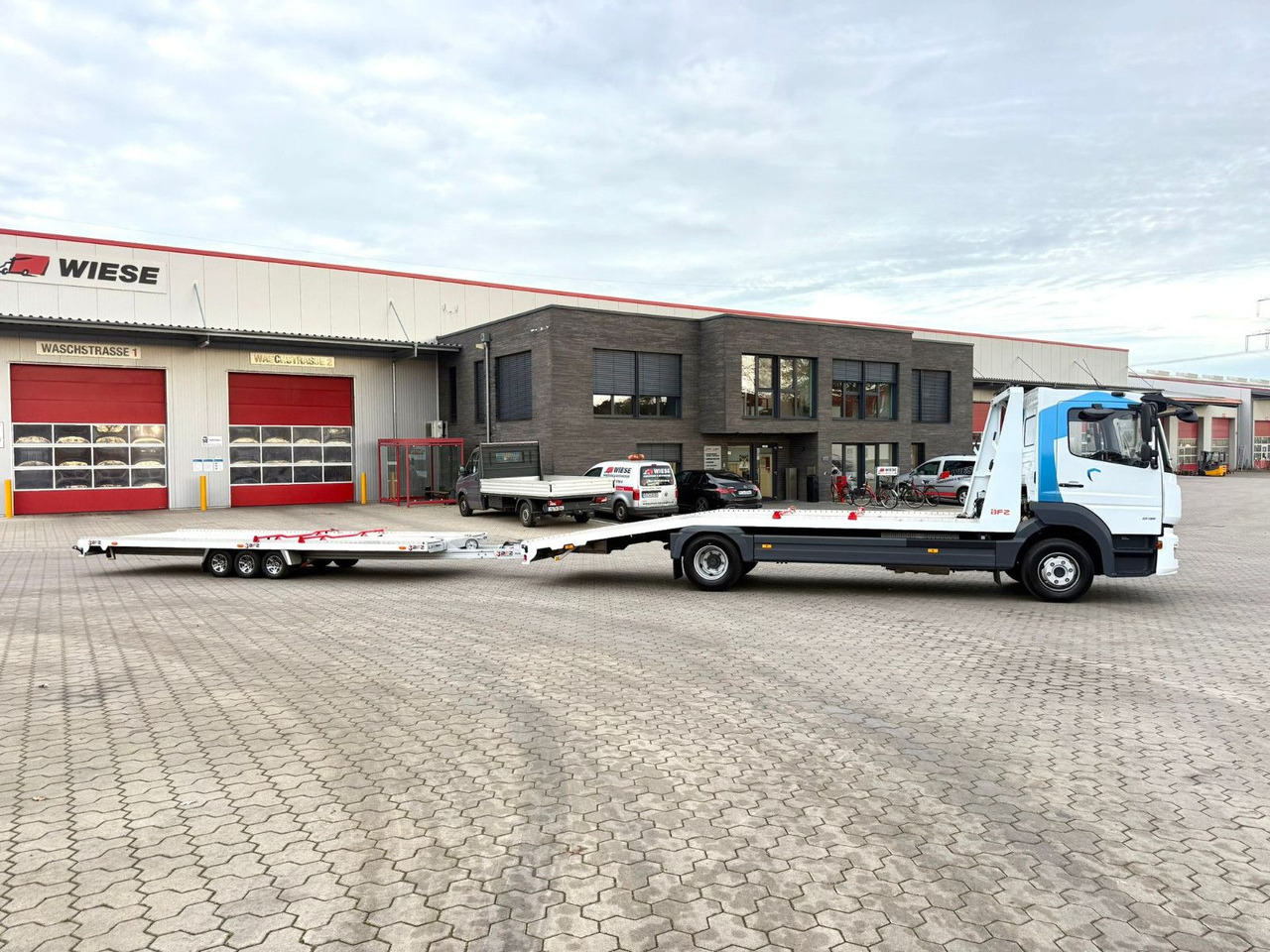 Autotransporter LKW Mercedes-Benz Atego 918L Autotransporter mit BFZ Anhänger: das Bild 7