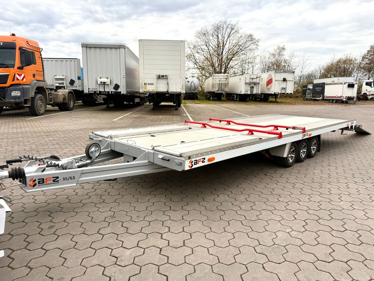 Autotransporter LKW Mercedes-Benz Atego 918L Autotransporter mit BFZ Anhänger: das Bild 10