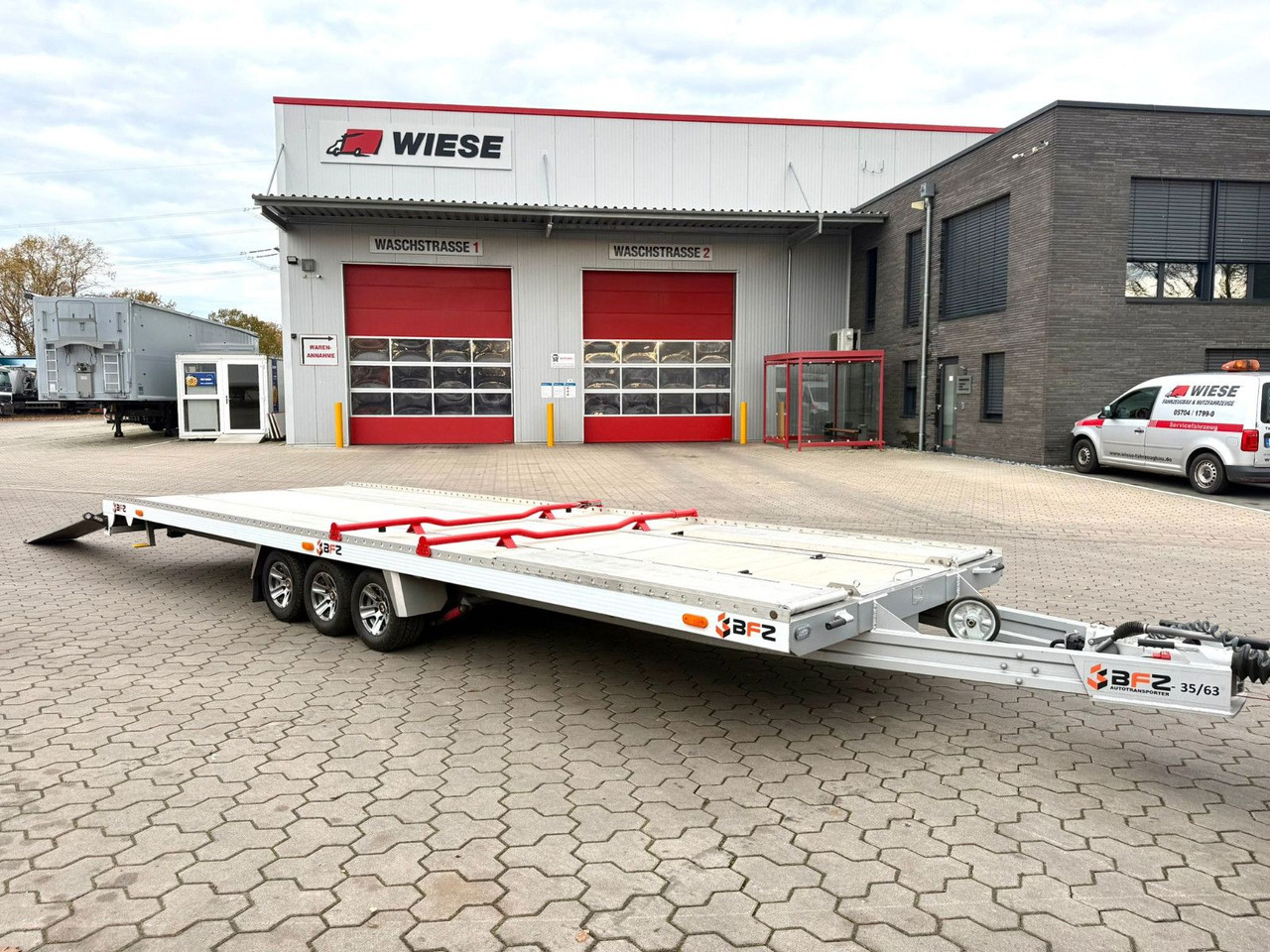 Autotransporter LKW Mercedes-Benz Atego 918L Autotransporter mit BFZ Anhänger: das Bild 11