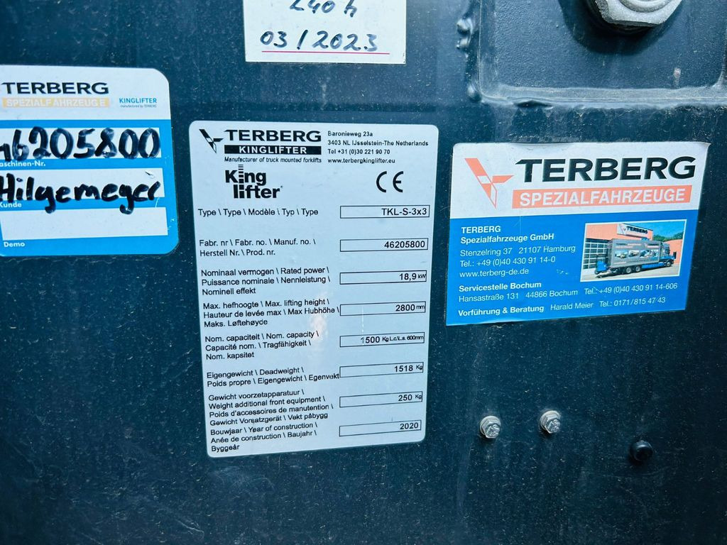 Mitnahmestapler Terberg Kinglifter TKL-S-3x3 1.500 kg: das Bild 10