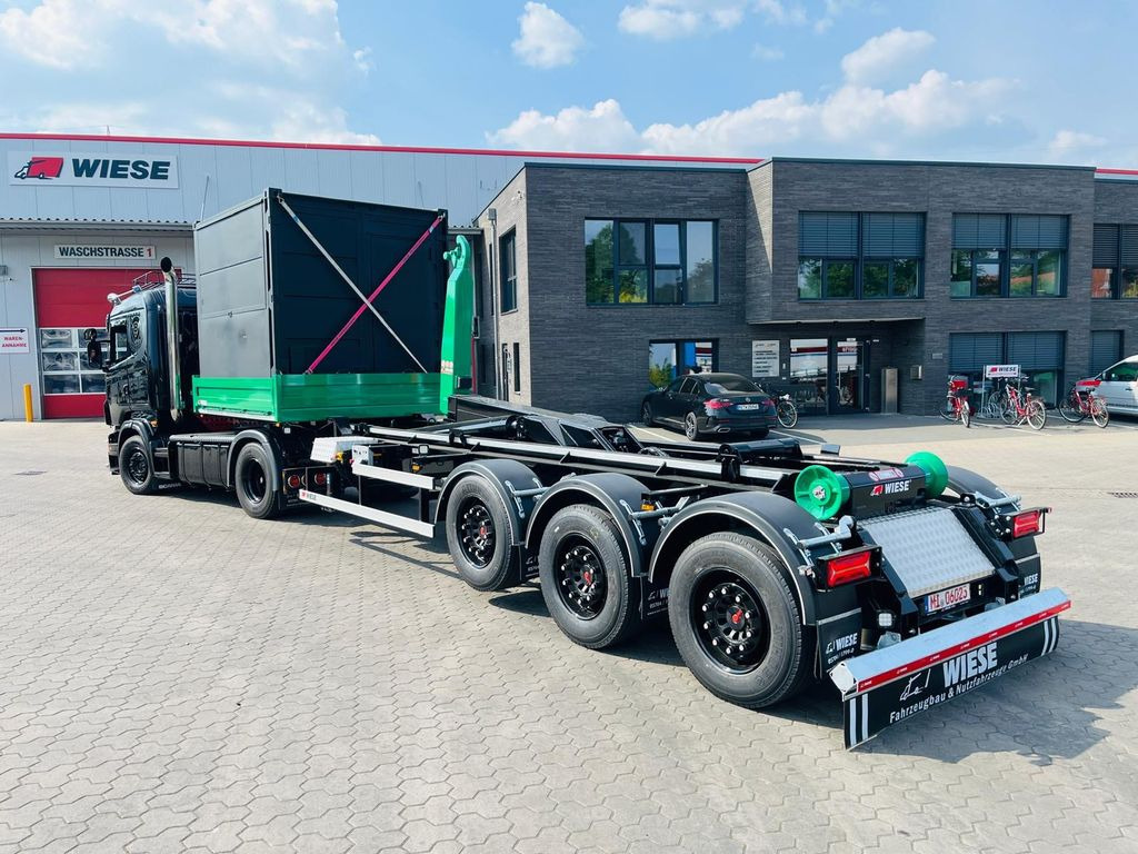 Wiese Hakenliftauflieger Abrollkipper Hooklift - Container/ Wechselfahrgestell Auflieger: das Bild 1 Wiese Hakenliftauflieger Abrollkipper Hooklift - Container/ Wechselfahrgestell Auflieger: das Bild 1