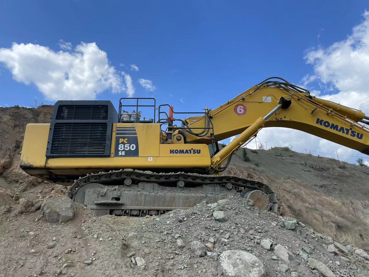 KOMATSU PC800 - Bagger: das Bild 1 KOMATSU PC800 - Bagger: das Bild 1