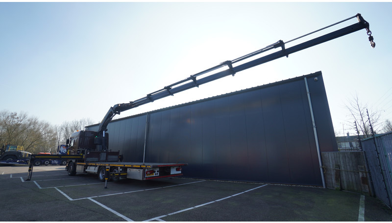 DAF XF 460 6X2 FLATBED TRUCK WITH PALFINGER PK 50002 CRANE - Autokran: das Bild 3 DAF XF 460 6X2 FLATBED TRUCK WITH PALFINGER PK 50002 CRANE - Autokran: das Bild 3