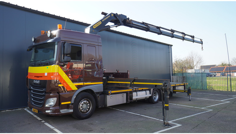 DAF XF 460 6X2 FLATBED TRUCK WITH PALFINGER PK 50002 CRANE - Autokran: das Bild 2 DAF XF 460 6X2 FLATBED TRUCK WITH PALFINGER PK 50002 CRANE - Autokran: das Bild 2