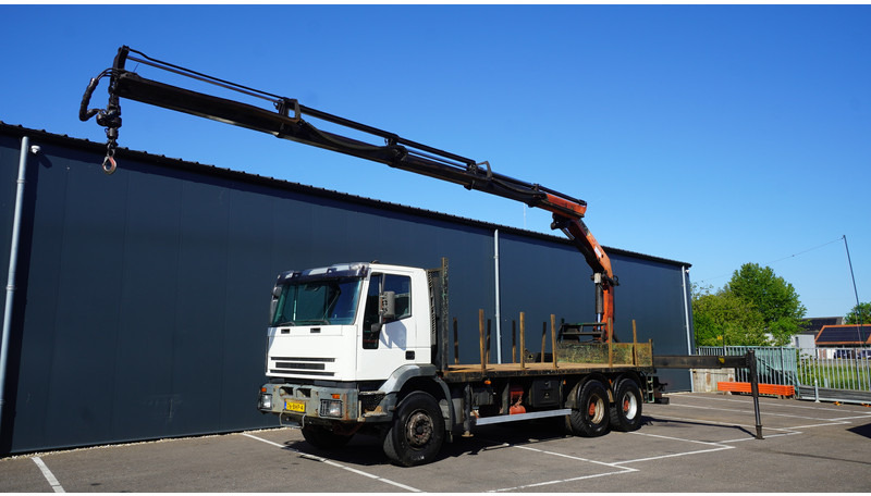 Iveco EUROTRAKKER CURSOR 350 6X4 FLATBED WITH PALFINGER PK 20002 CRANE - Autokran: das Bild 2 Iveco EUROTRAKKER CURSOR 350 6X4 FLATBED WITH PALFINGER PK 20002 CRANE - Autokran: das Bild 2