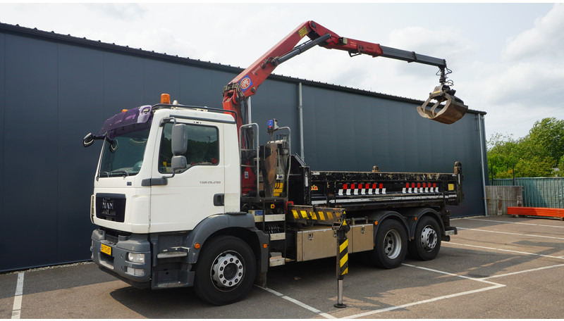 MAN TGM 26.290 TIPPER WITH HMF 1643 Z2 CRANE - Autokran: das Bild 2 MAN TGM 26.290 TIPPER WITH HMF 1643 Z2 CRANE - Autokran: das Bild 2