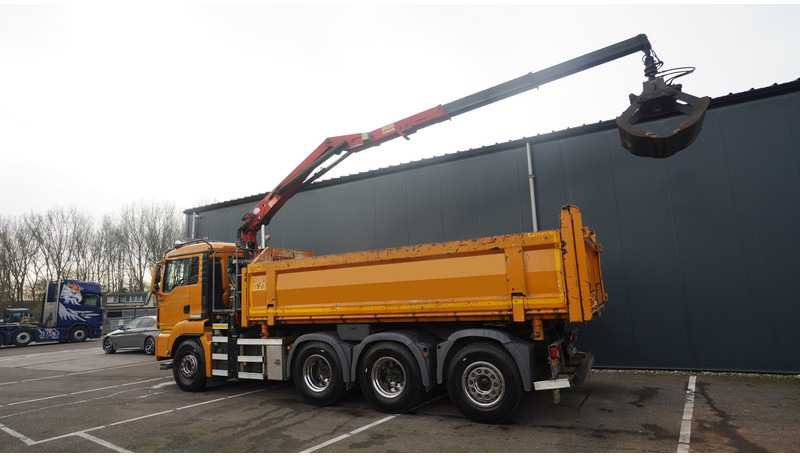 MAN TGS 35.440 8X4 2 SIDE TIPPER WITH HMF Z 1943 CRANE 415.000KM - Autokran: das Bild 4 MAN TGS 35.440 8X4 2 SIDE TIPPER WITH HMF Z 1943 CRANE 415.000KM - Autokran: das Bild 4