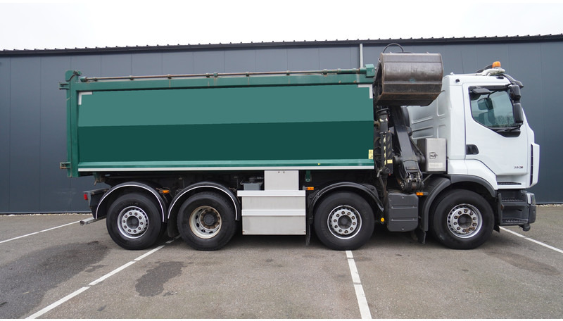 Renault PREMIUM 380 DXI 8X2/6 2 SIDE TIPPER WITH PLFINGER Q 170 Z CRANE.278.200KM - Autokran: das Bild 5 Renault PREMIUM 380 DXI 8X2/6 2 SIDE TIPPER WITH PLFINGER Q 170 Z CRANE.278.200KM - Autokran: das Bild 5