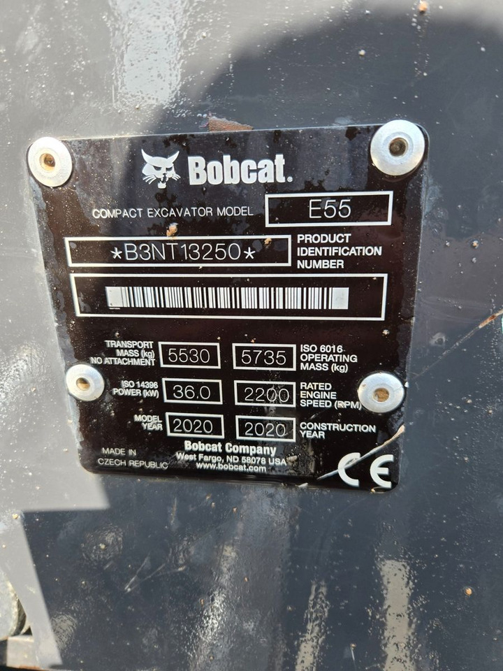 Bobcat E55 - Minibagger: das Bild 2 Bobcat E55 - Minibagger: das Bild 2