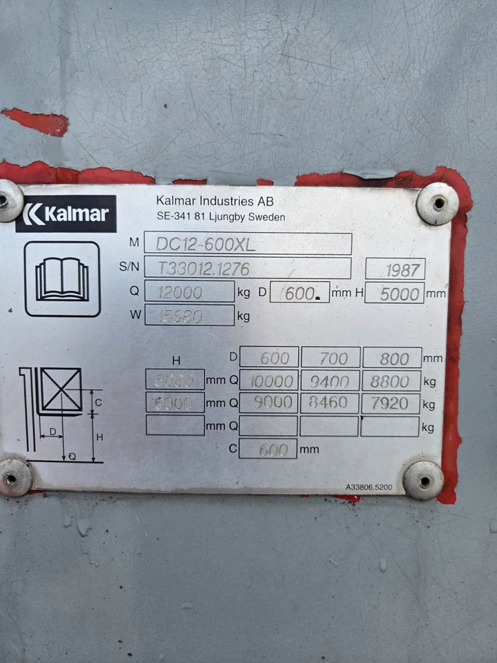 Kalmar DC12-600XL - Dieselstapler: das Bild 2 Kalmar DC12-600XL - Dieselstapler: das Bild 2