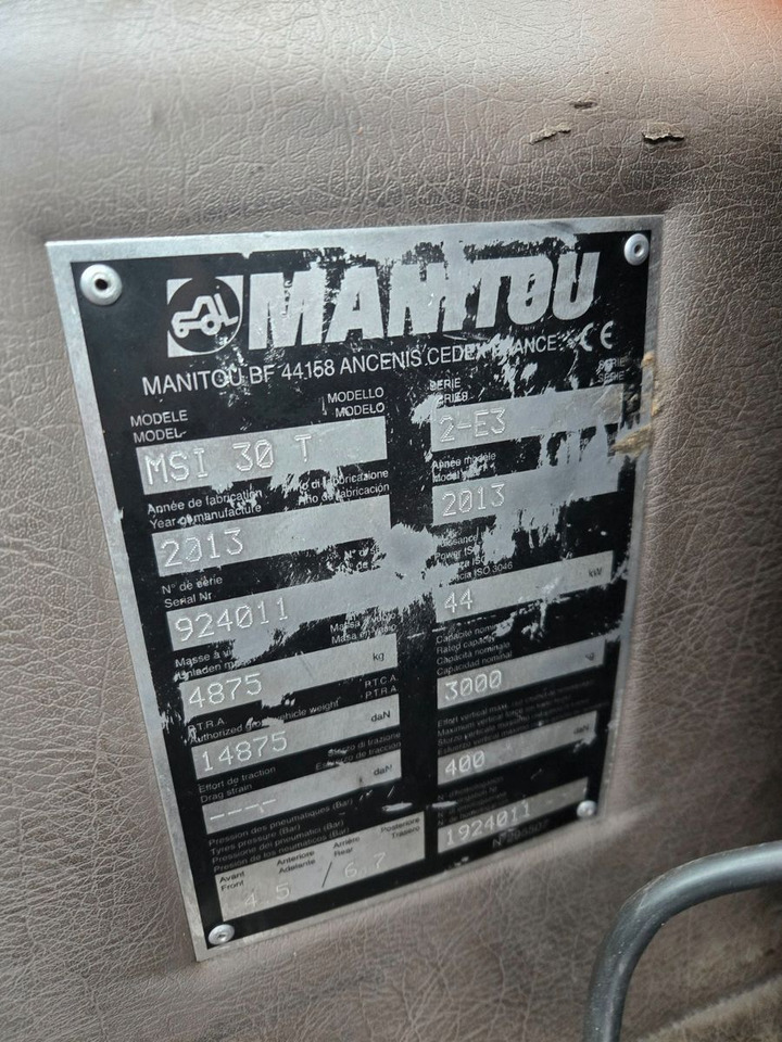 Manitou MSI30T - Dieselstapler: das Bild 2 Manitou MSI30T - Dieselstapler: das Bild 2