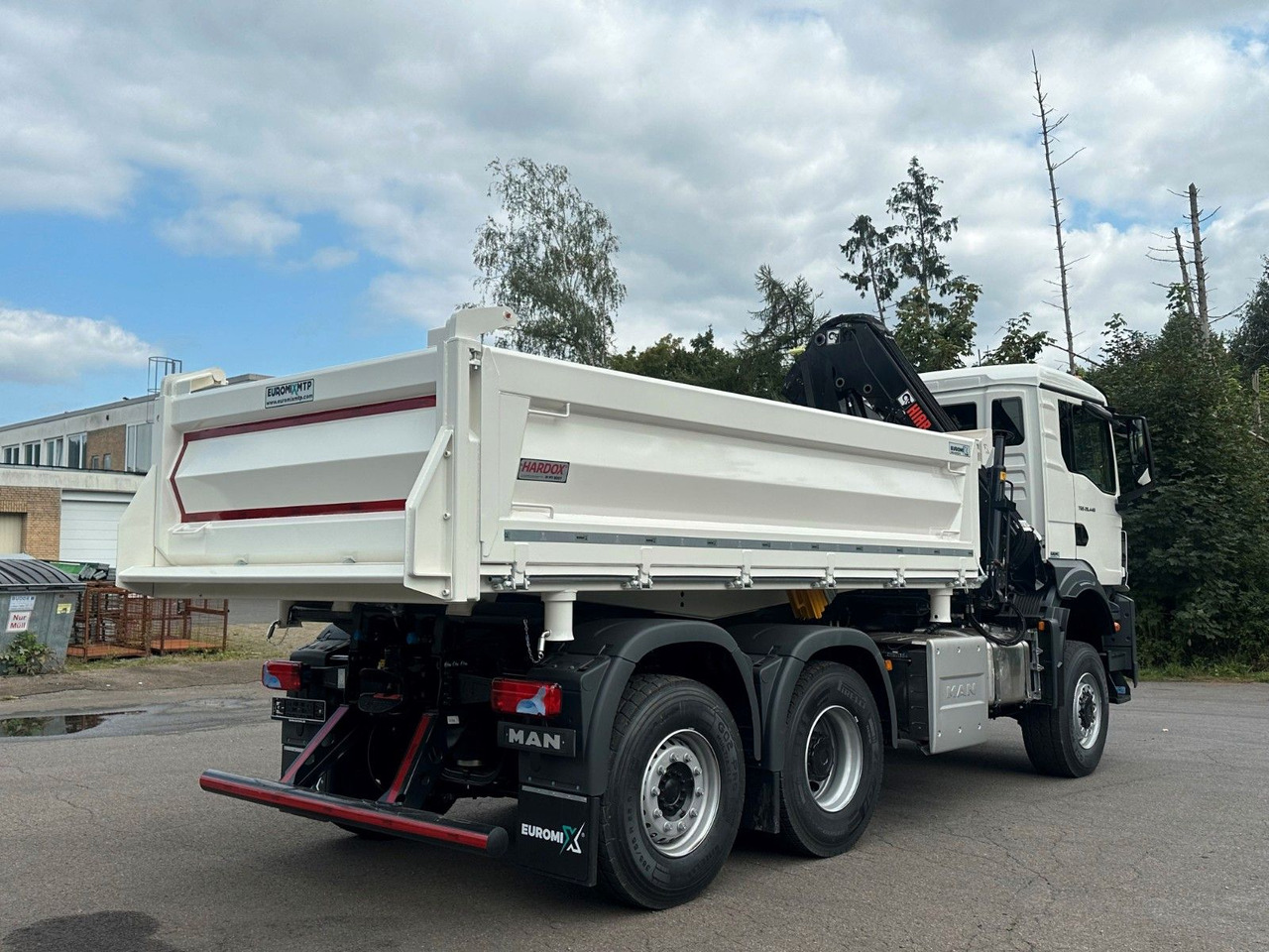 Kipper, Autokran MAN TGS 28.440 6x4-4/3-Seiten- Kipper / Hiab 138-3: das Bild 6