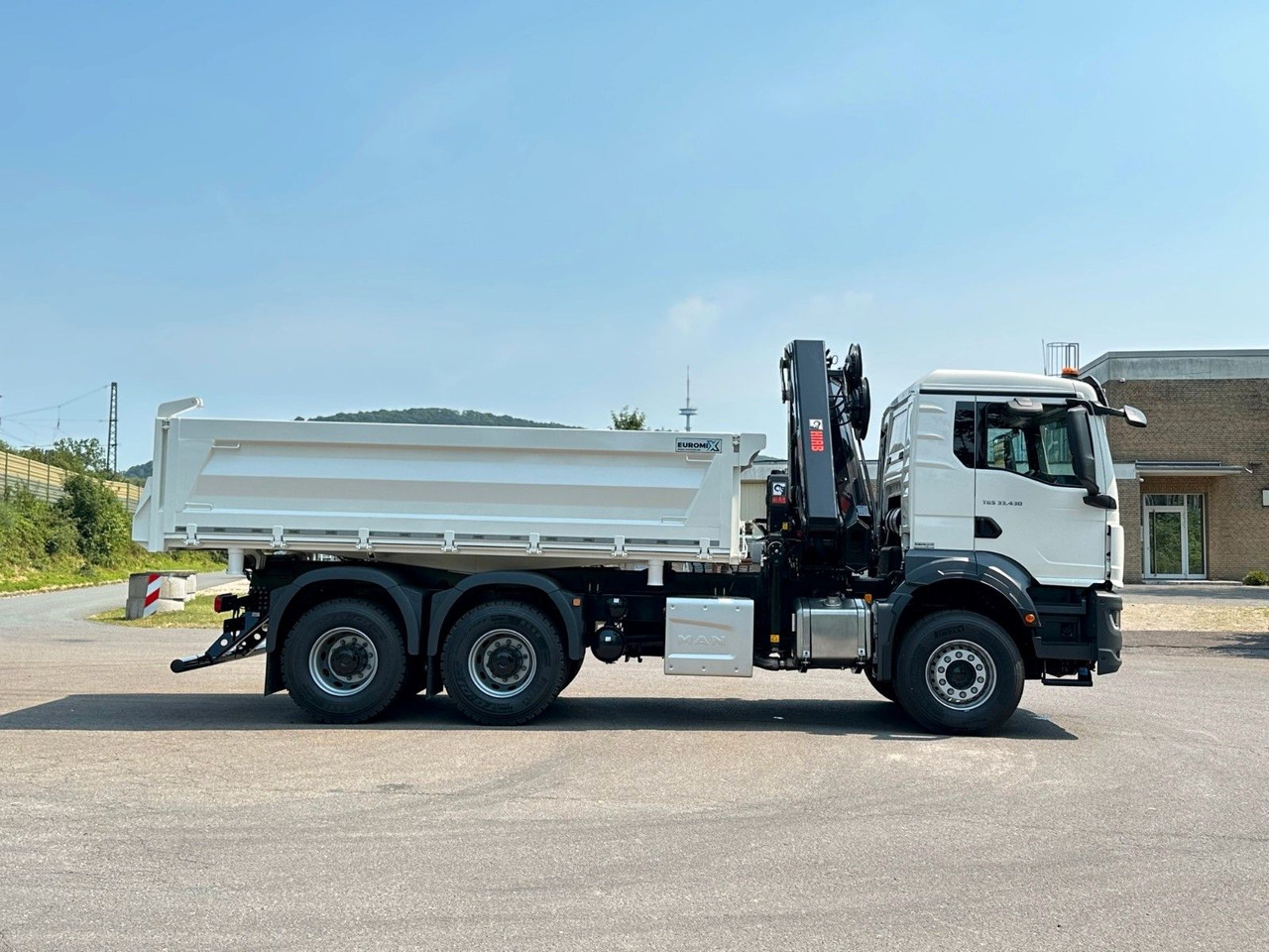 Kipper, Autokran MAN TGS 33.440 6x4 /3-Seiten- Kipper /  HIAB 228-6: das Bild 14