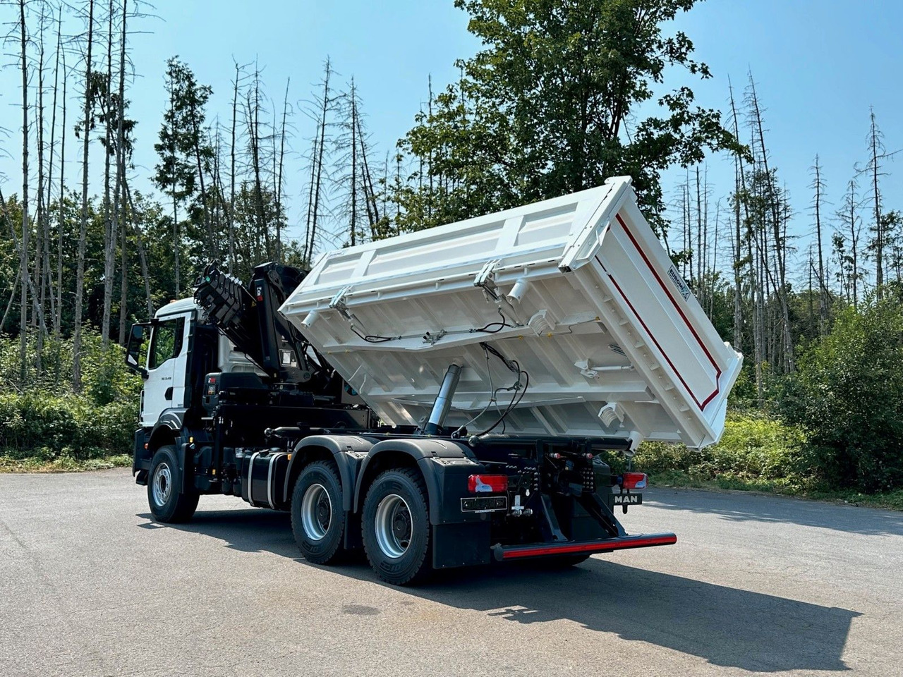 Kipper, Autokran MAN TGS 33.440 6x4 /3-Seiten- Kipper /  HIAB 228-6: das Bild 19