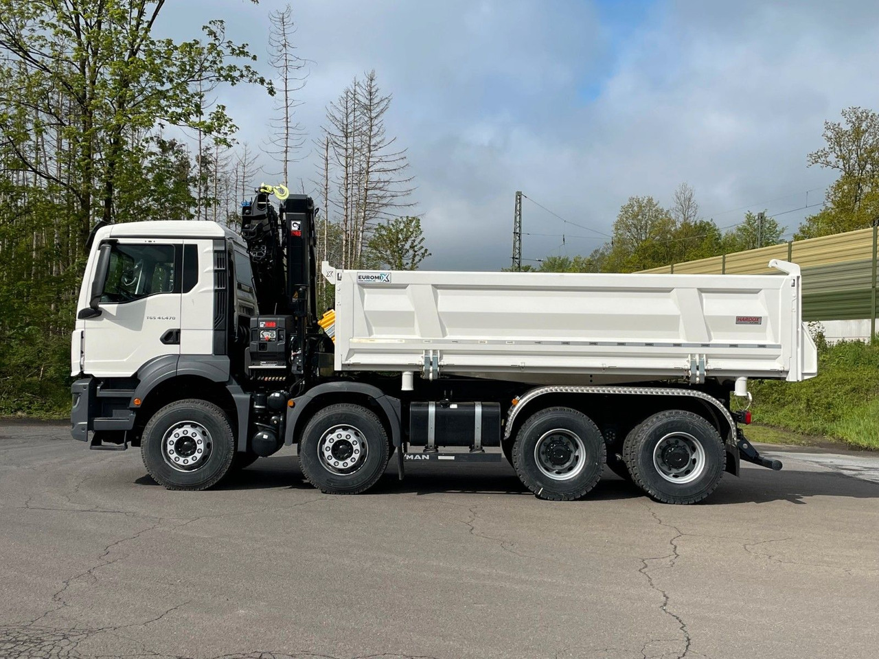 MAN TGS 41.480 8x4/Euro6e Euromix Kipper Hiab 228-6 - Kipper, Autokran: das Bild 4 MAN TGS 41.480 8x4/Euro6e Euromix Kipper Hiab 228-6 - Kipper, Autokran: das Bild 4