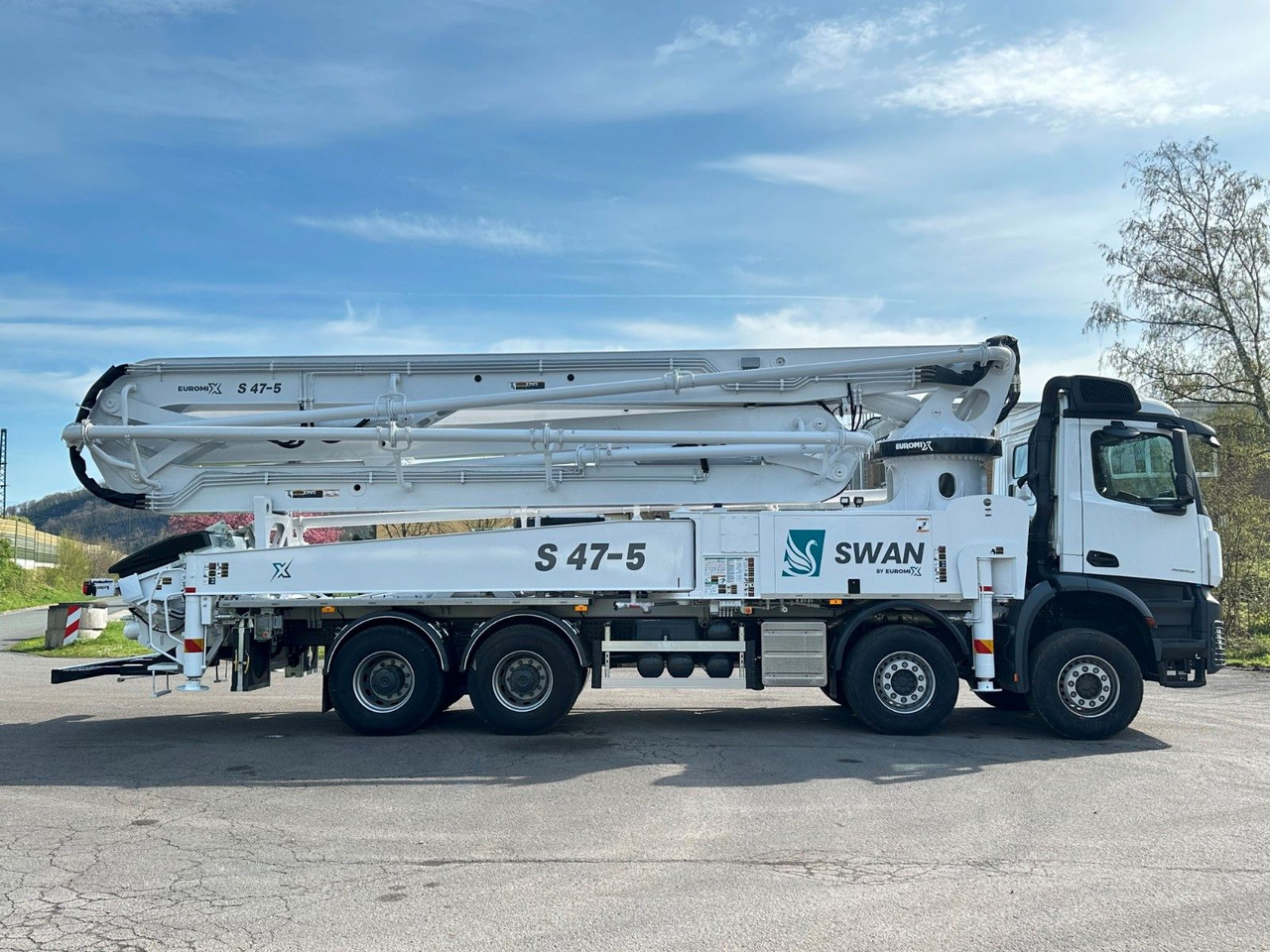 Mercedes-Benz Arocs 5 4542 8x4 SWAN TSP 47-5 160RZ ( 47m ) – Leasing Mercedes-Benz Arocs 5 4542 8x4 SWAN TSP 47-5 160RZ ( 47m ): das Bild 7