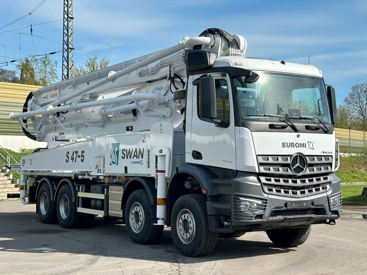Mercedes-Benz Arocs 5 4542 8x4 SWAN TSP 47-5 160RZ ( 47m ) – Leasing Mercedes-Benz Arocs 5 4542 8x4 SWAN TSP 47-5 160RZ ( 47m ): das Bild 8