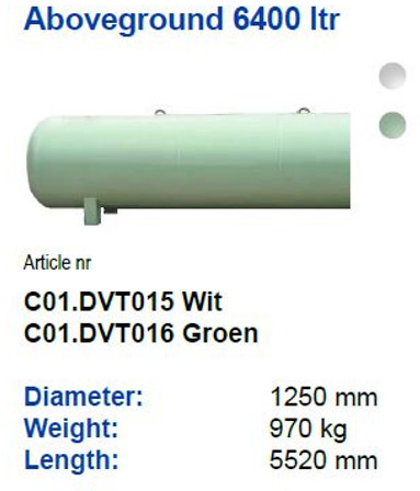 De Visser gastank Propaan/Butaan LPG tank 6400L (3,2 tons) Gas, Gaz, LPG Ø 1250 including tank fittings - Kraftstofftank: das Bild 2 De Visser gastank Propaan/Butaan LPG tank 6400L (3,2 tons) Gas, Gaz, LPG Ø 1250 including tank fittings - Kraftstofftank: das Bild 2