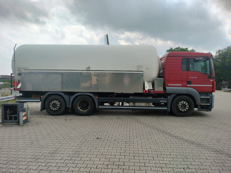 MAN TGS 26.400 6x2-4 LL 26900 Liter Gas tank truck ID 2.168 Rootselaar, flowmeter, pump - Tankwagen: das Bild 3 MAN TGS 26.400 6x2-4 LL 26900 Liter Gas tank truck ID 2.168 Rootselaar, flowmeter, pump - Tankwagen: das Bild 3
