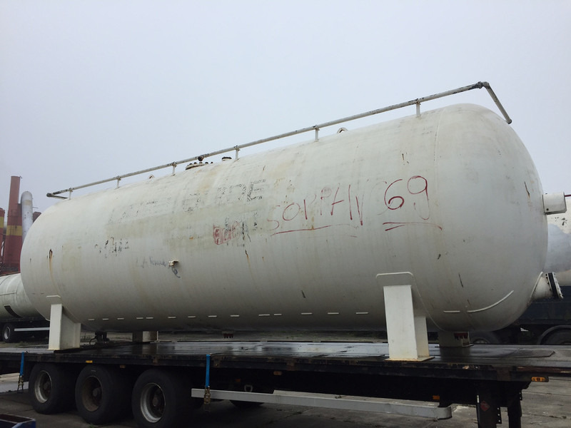 Van Hool Open flatbed trailer Stationary tank 50m3 - Gas, Gaz, LPG, GPL, Propane, Butane ID 1.1 - Tankauflieger: das Bild 2 Van Hool Open flatbed trailer Stationary tank 50m3 - Gas, Gaz, LPG, GPL, Propane, Butane ID 1.1 - Tankauflieger: das Bild 2