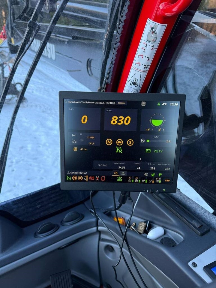 Harvester Komatsu 931 XC: das Bild 20 Harvester Komatsu 931 XC: das Bild 20