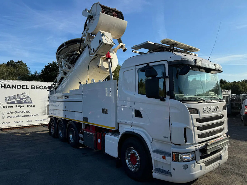 Scania R480 Vacuum / Sewer Jetter / Recycler, Euro 6, Super 2000 (16m3), 2013 - Saug-/ Spülfahrzeug: das Bild 1 Scania R480 Vacuum / Sewer Jetter / Recycler, Euro 6, Super 2000 (16m3), 2013 - Saug-/ Spülfahrzeug: das Bild 1