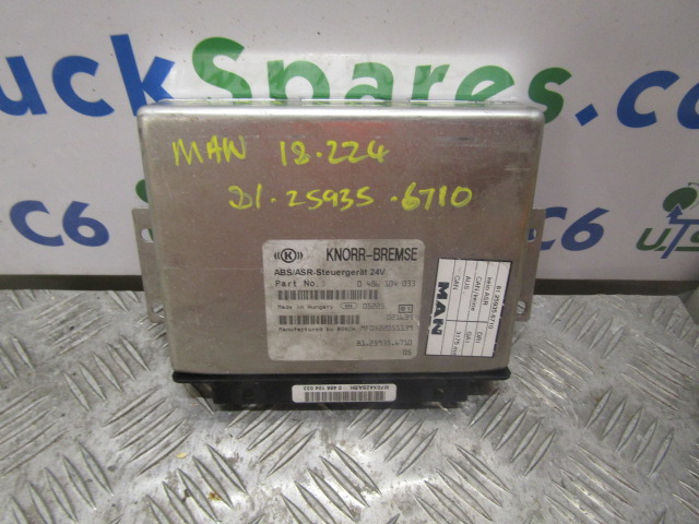 MAN M2000 18.224 ABS/ASR ECU P/NO 81.25935.6710 - Steuergerät für LKW: das Bild 1 MAN M2000 18.224 ABS/ASR ECU P/NO 81.25935.6710 - Steuergerät für LKW: das Bild 1