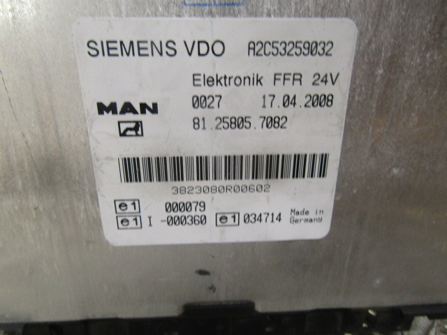 MAN TGL FFR UNIT P/NO 81.25805.7082 - Elektrische Ausrüstung für LKW: das Bild 2 MAN TGL FFR UNIT P/NO 81.25805.7082 - Elektrische Ausrüstung für LKW: das Bild 2
