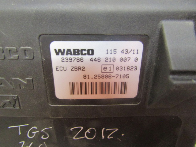 MAN TGS ZBR2 ECU WABCO P/NO 446 210 0070 MAN P/NO 81.25806.7105 - Steuergerät für LKW: das Bild 2 MAN TGS ZBR2 ECU WABCO P/NO 446 210 0070 MAN P/NO 81.25806.7105 - Steuergerät für LKW: das Bild 2