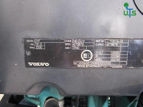 VOLVO FE 240 EURO 5 ENGINE TYPE D7F - Motor für LKW: das Bild 3 VOLVO FE 240 EURO 5 ENGINE TYPE D7F - Motor für LKW: das Bild 3