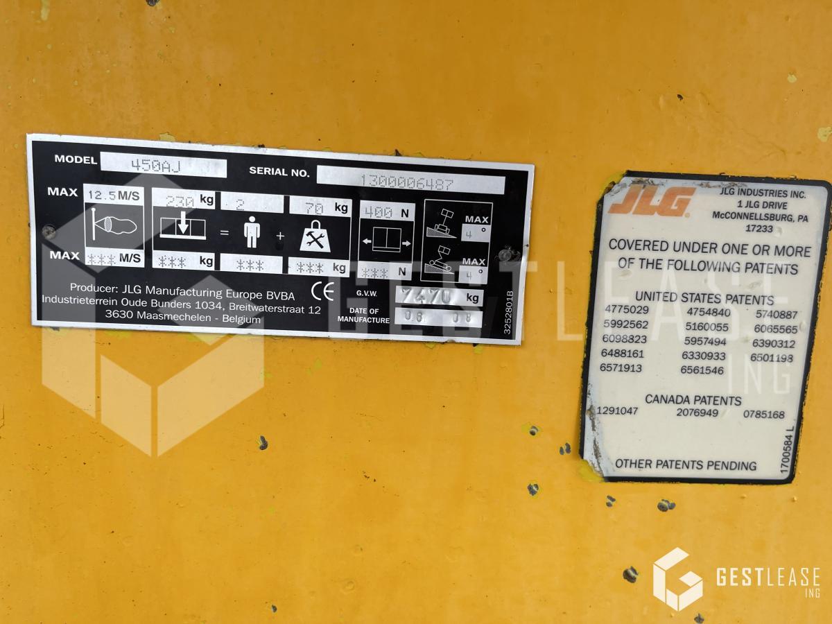 Gelenkarmbühne JLG 450AJ: das Bild 8 Gelenkarmbühne JLG 450AJ: das Bild 8