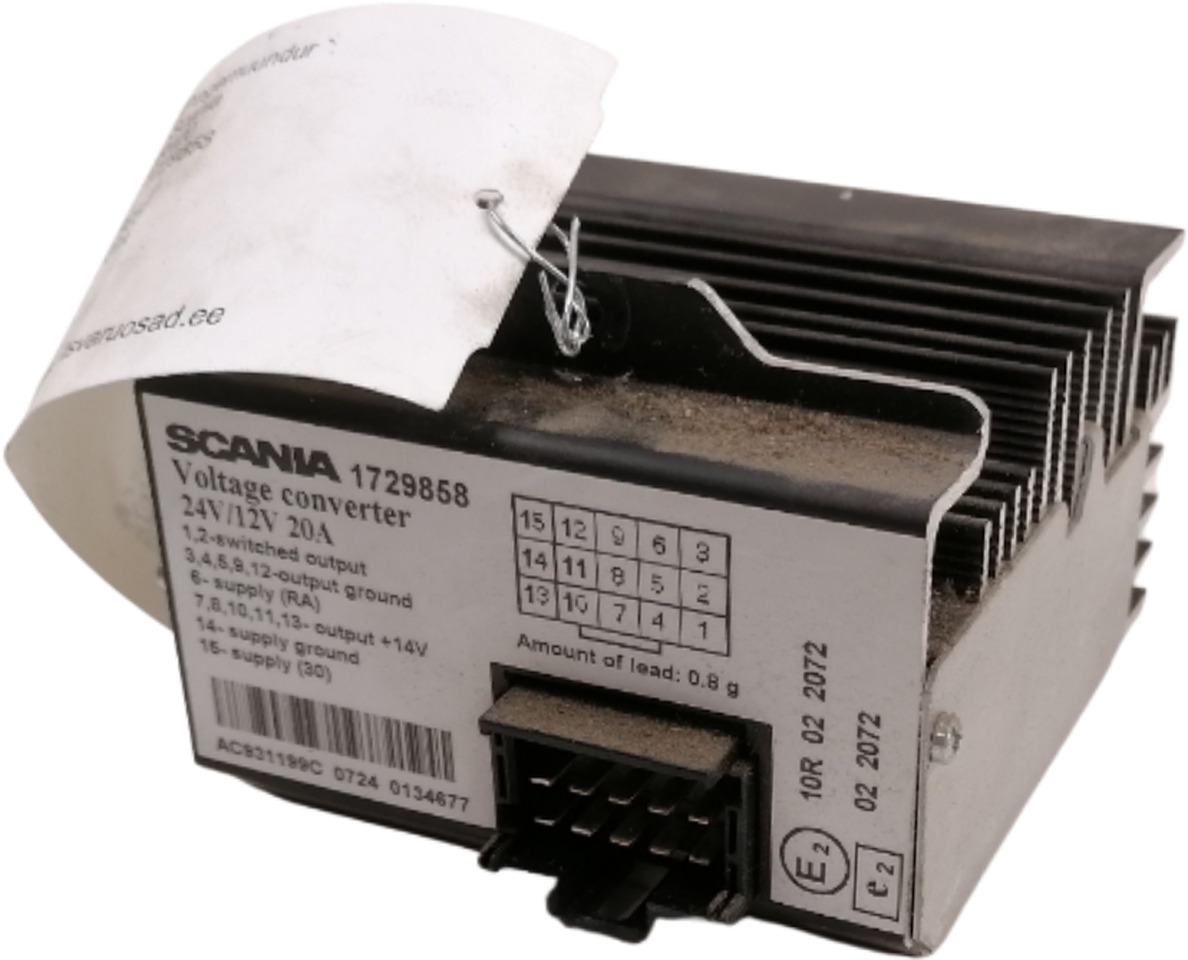 Scania Voltage converter 1729858 - Elektrische Ausrüstung für LKW: das Bild 1 Scania Voltage converter 1729858 - Elektrische Ausrüstung für LKW: das Bild 1