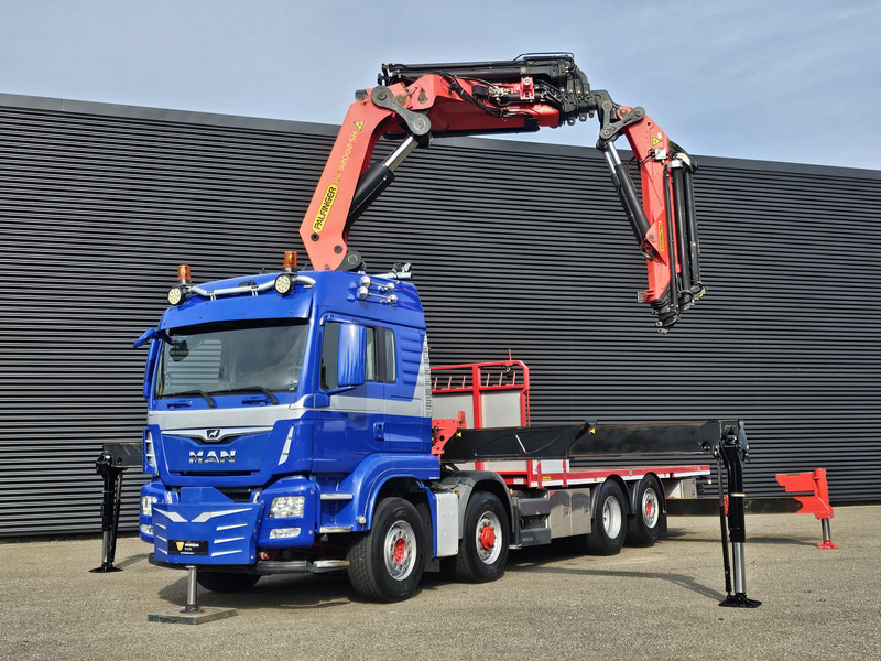 MAN TGS 35.500 8x4-6 / PALFINGER 92 t/m CRANE +JIB - Pritsche LKW: das Bild 4 MAN TGS 35.500 8x4-6 / PALFINGER 92 t/m CRANE +JIB - Pritsche LKW: das Bild 4