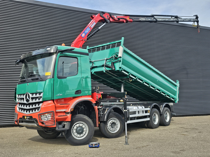 Mercedes-Benz AROCS 4145 / 8X6 / TIPPER + HMF CRANE - Autokran: das Bild 1 Mercedes-Benz AROCS 4145 / 8X6 / TIPPER + HMF CRANE - Autokran: das Bild 1