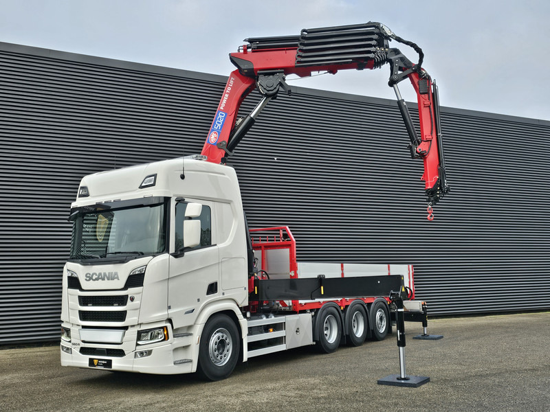 Scania 560R / HMF 50 t/m / JIB / LIER - Pritsche LKW, Autokran: das Bild 4 Scania 560R / HMF 50 t/m / JIB / LIER - Pritsche LKW, Autokran: das Bild 4