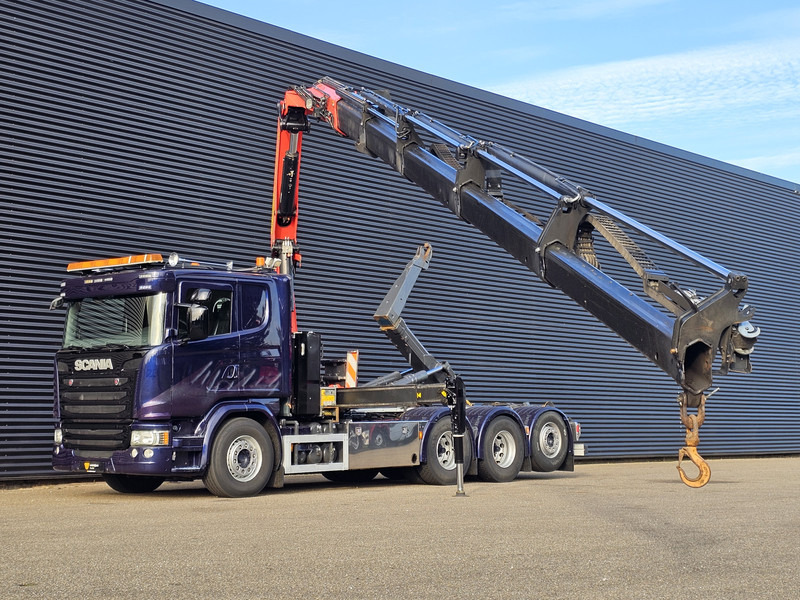 Scania G490 8x4*4 / PALFINGER CRANE + HOOKLIFT - Abrollkipper, Autokran: das Bild 3 Scania G490 8x4*4 / PALFINGER CRANE + HOOKLIFT - Abrollkipper, Autokran: das Bild 3
