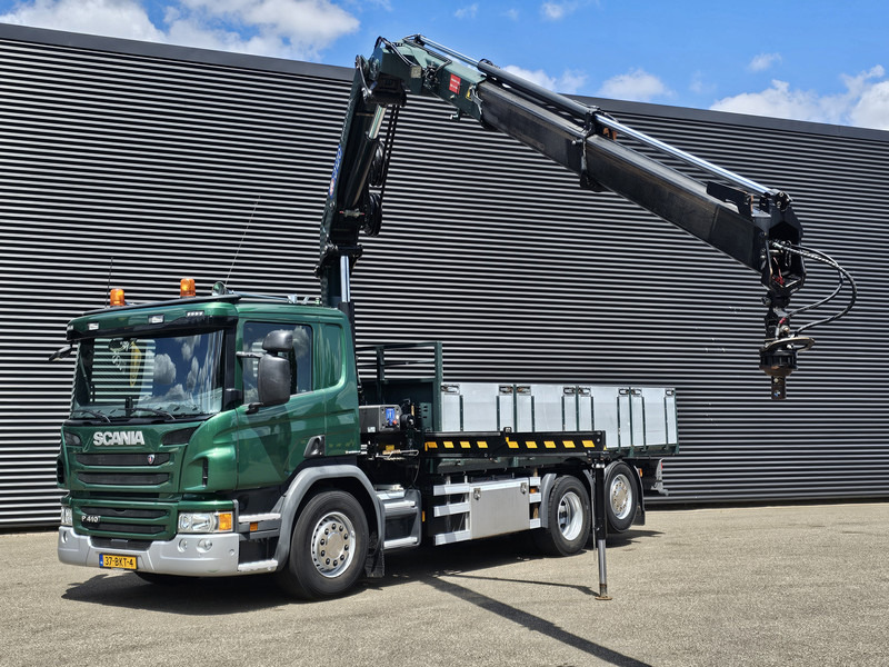 Scania P410 / 6X2-4 / 21 t/m CRANE / KRAN - Pritsche LKW, Autokran: das Bild 2 Scania P410 / 6X2-4 / 21 t/m CRANE / KRAN - Pritsche LKW, Autokran: das Bild 2