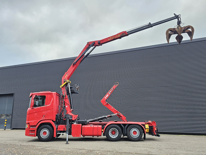 Scania R520 V8 6x2/4 / EPSILON CRANE + HOOKLIFT - Abrollkipper, Autokran: das Bild 3 Scania R520 V8 6x2/4 / EPSILON CRANE + HOOKLIFT - Abrollkipper, Autokran: das Bild 3