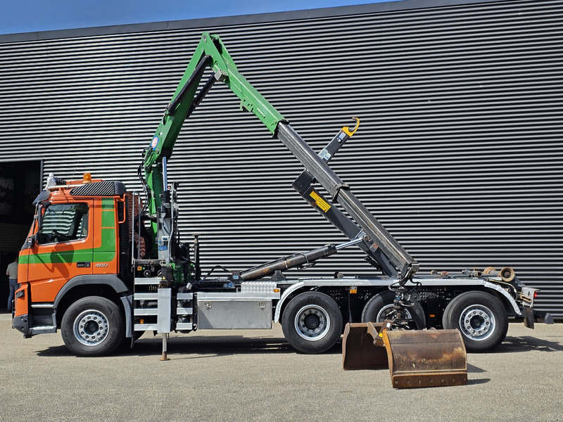 Volvo FMX 460 / 8x4-4 / HMF CRANE + HOOKLIFT / CONTAINER - Abrollkipper, Autokran: das Bild 4 Volvo FMX 460 / 8x4-4 / HMF CRANE + HOOKLIFT / CONTAINER - Abrollkipper, Autokran: das Bild 4